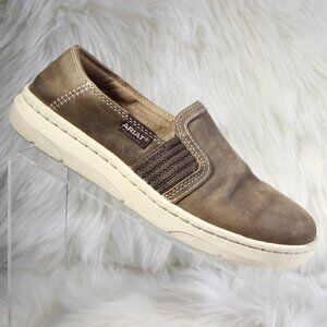 Ariat Women’s Leather Brown Ryder Slip on Shoes Loafers 10029734 - Size 8 B
